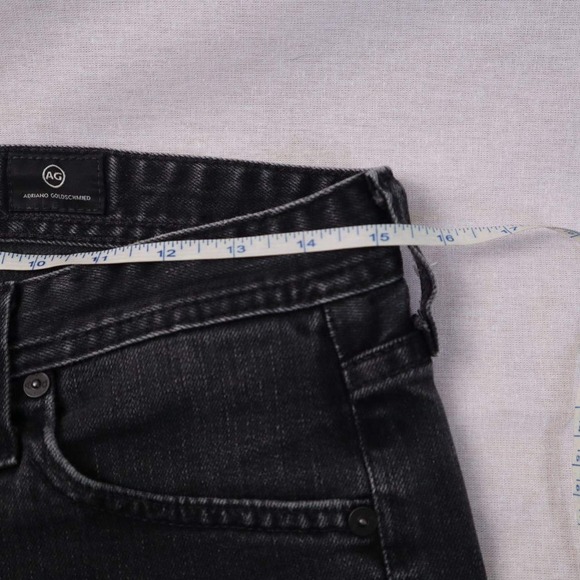 AG Adriano Goldschmied The Dylan Slim Skinny Jeans Men's 30R Black Stretch Denim - Picture 11 of 11